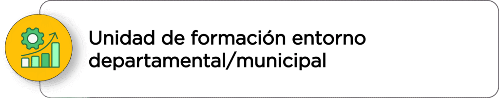 Unidad de formación entrono departamental/municipal